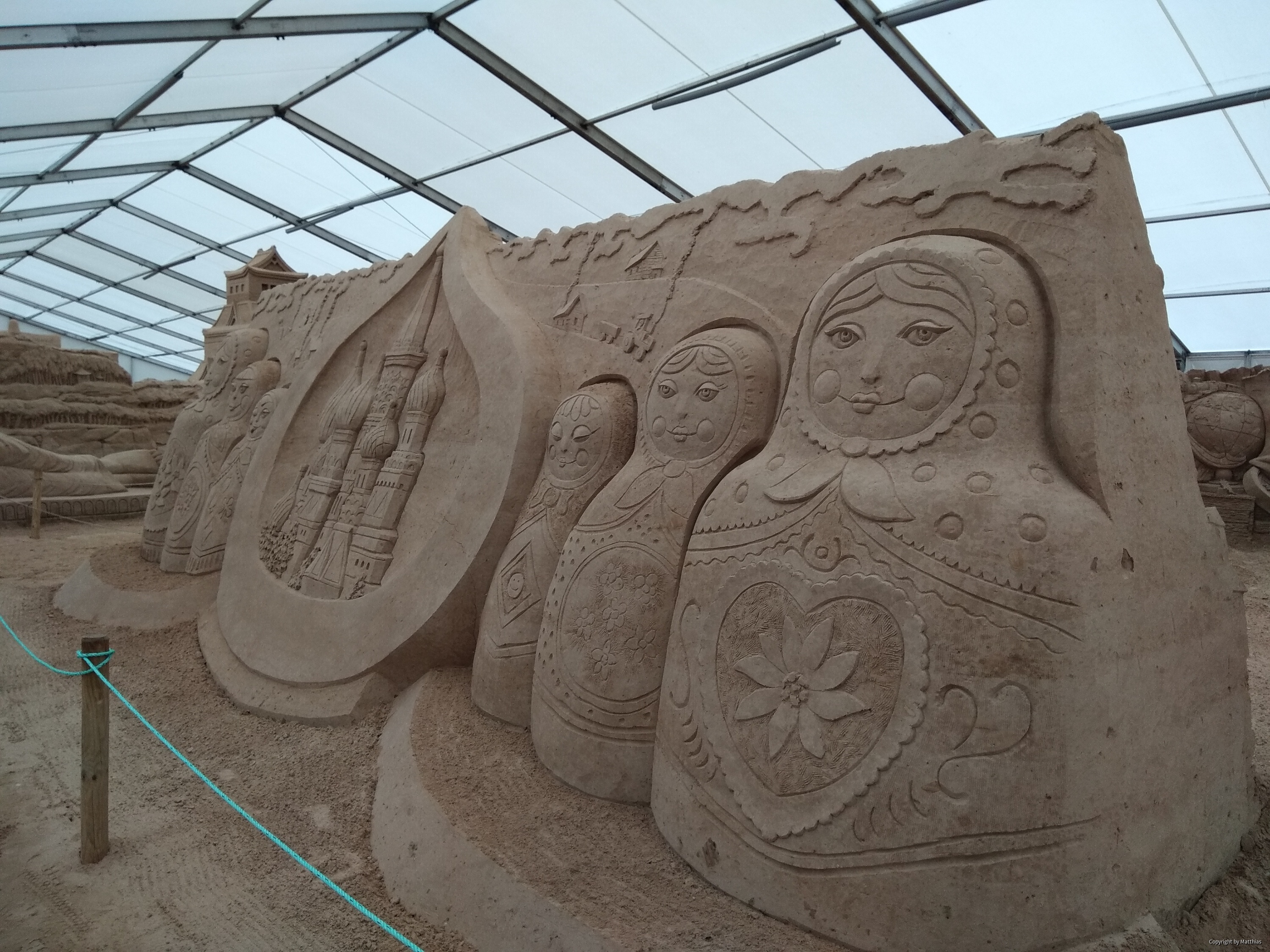 Sandskulpturen-Festival im Ostseebad Binz