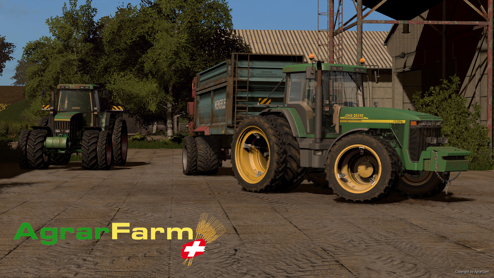 John Deere 8410 und John Deere 7810