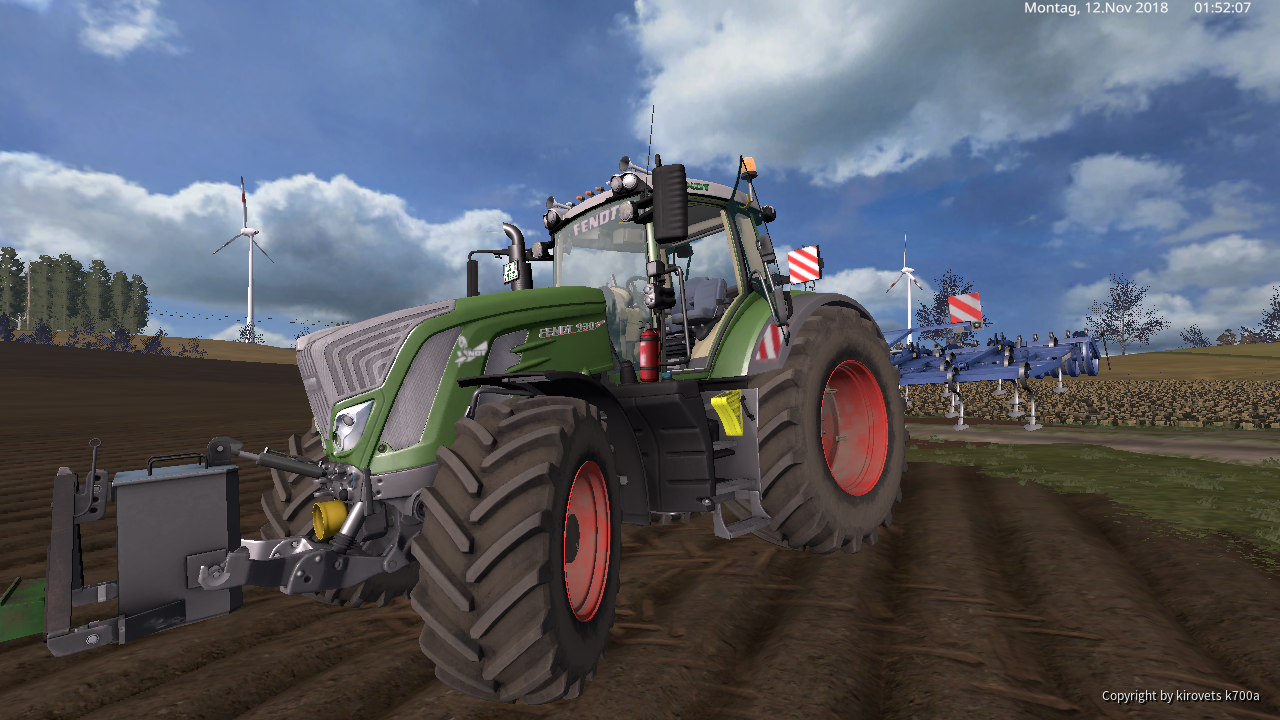 Fendt Vario 930 bei der Bodenbearbeitung