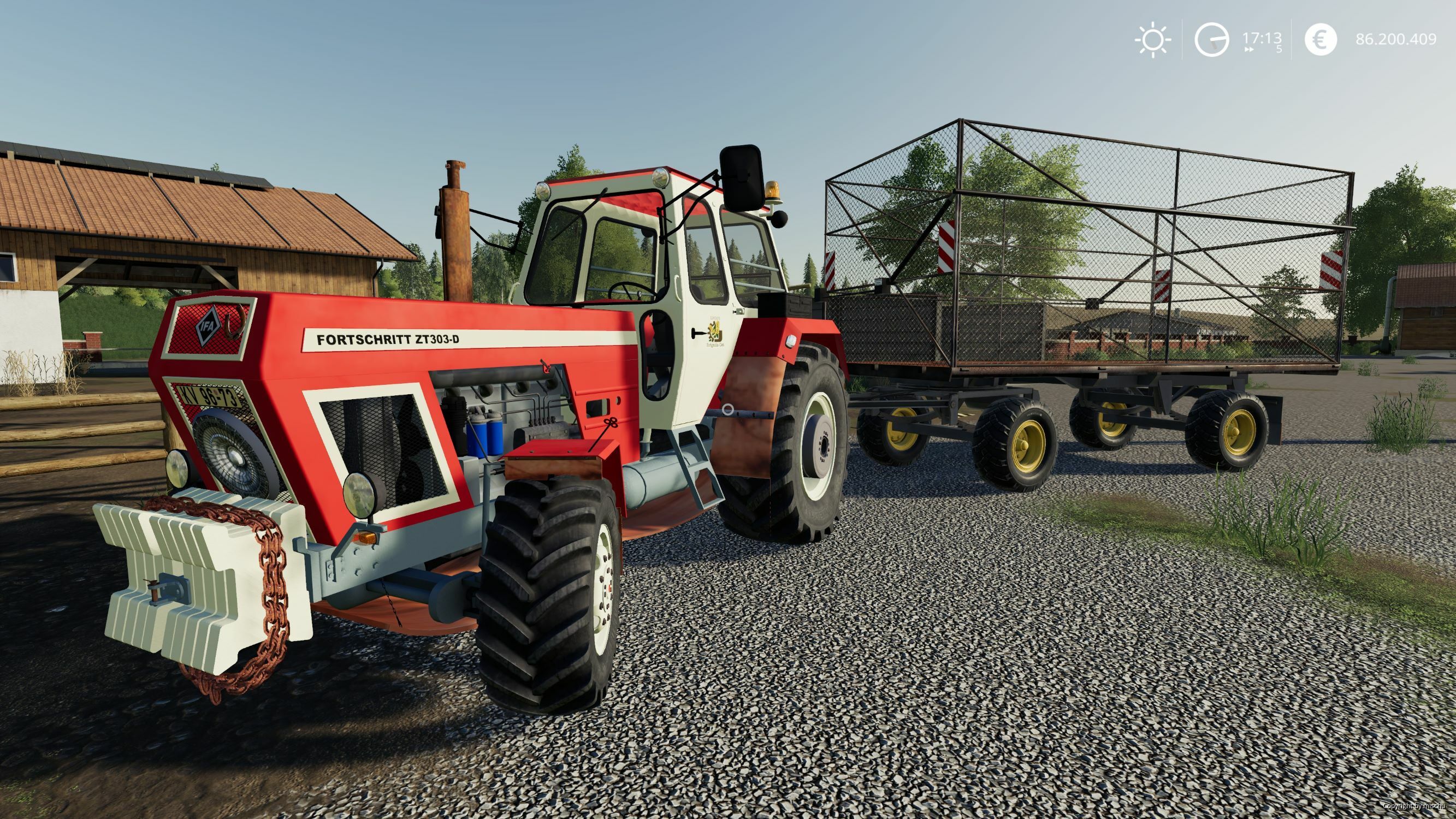 HW80 Ballengitterwagen