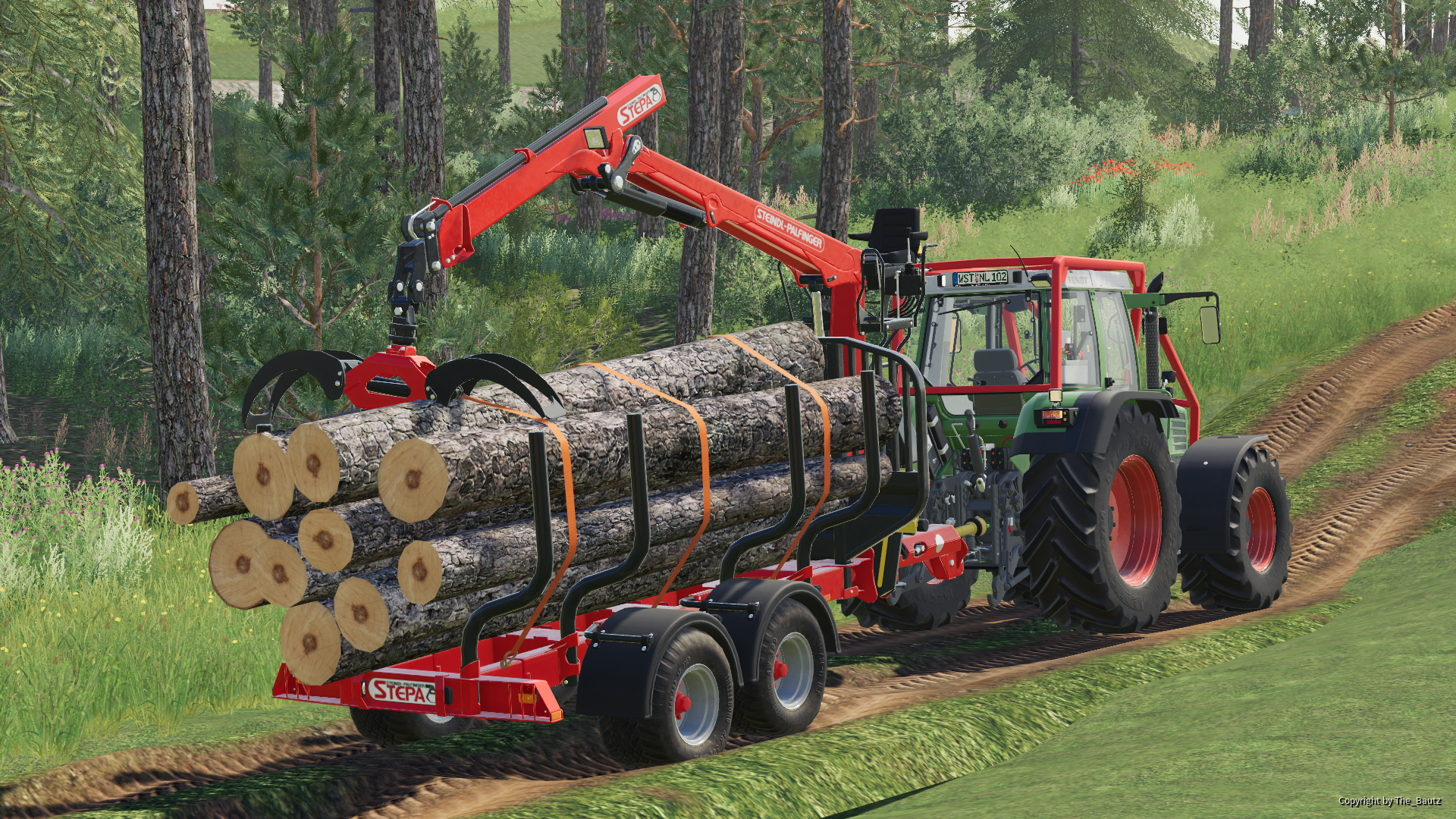 Eine Fuhre Holz Holen mit dem 514er Fendt