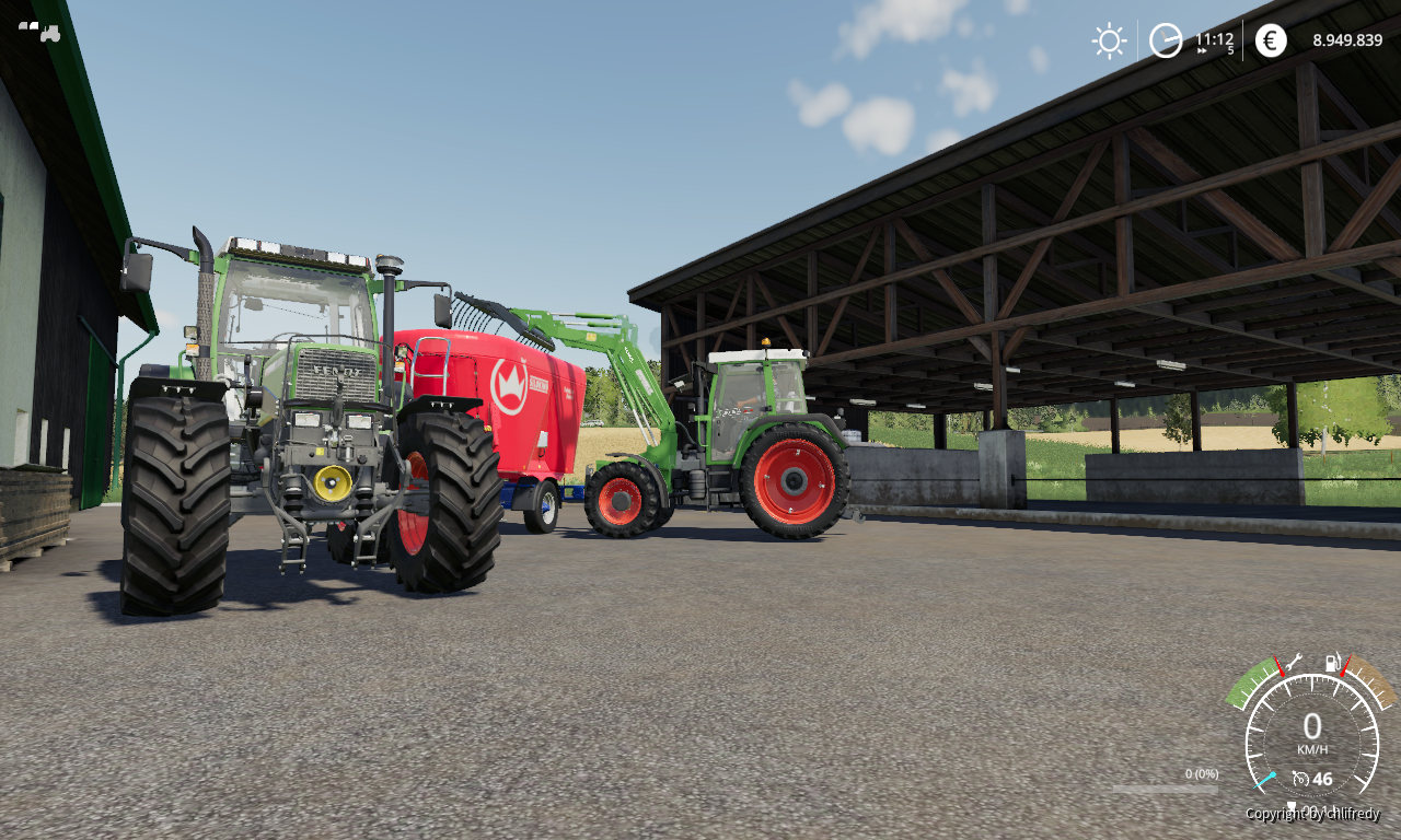 Fütterung mit Fendt 1