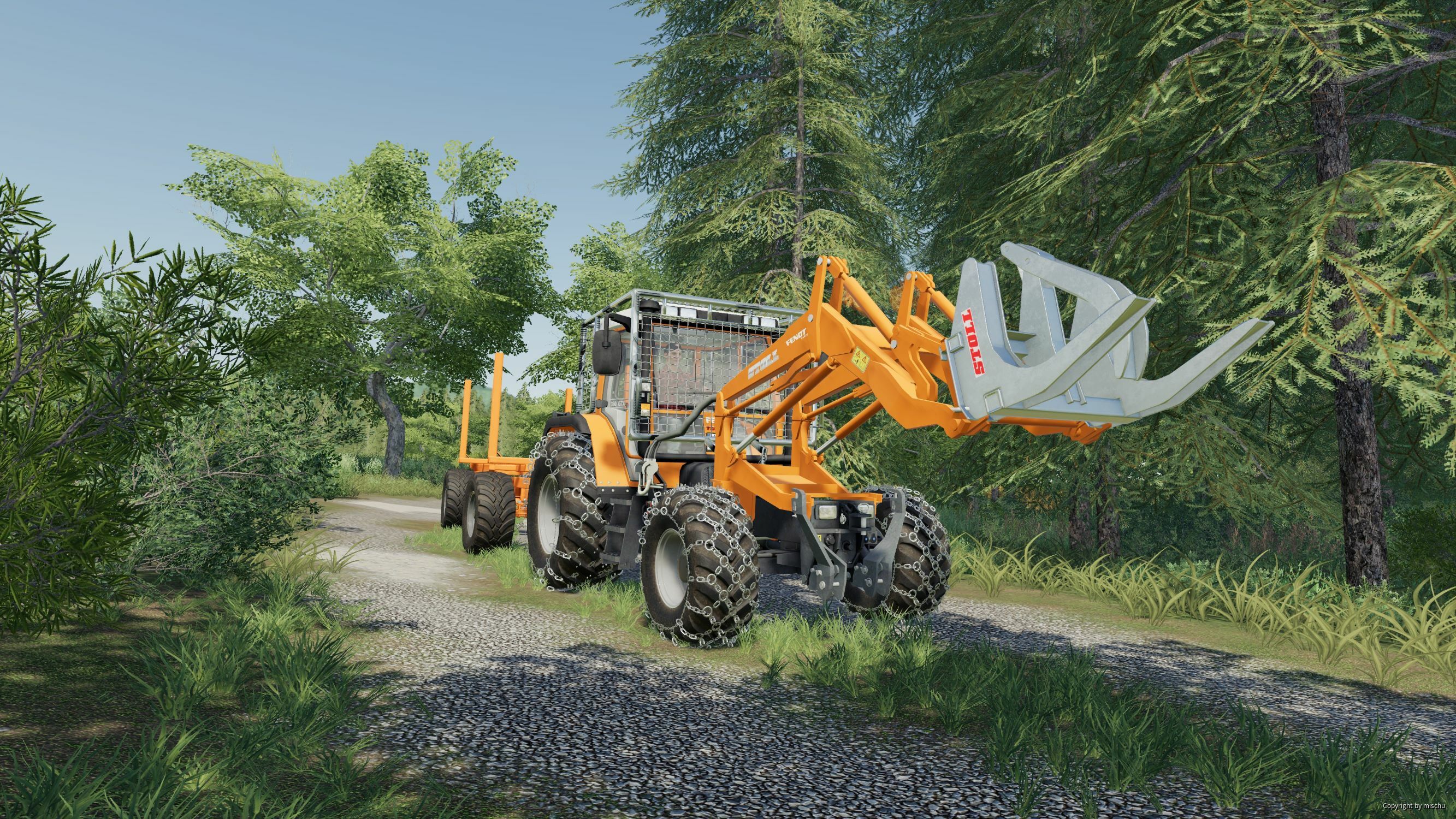 Holz holen