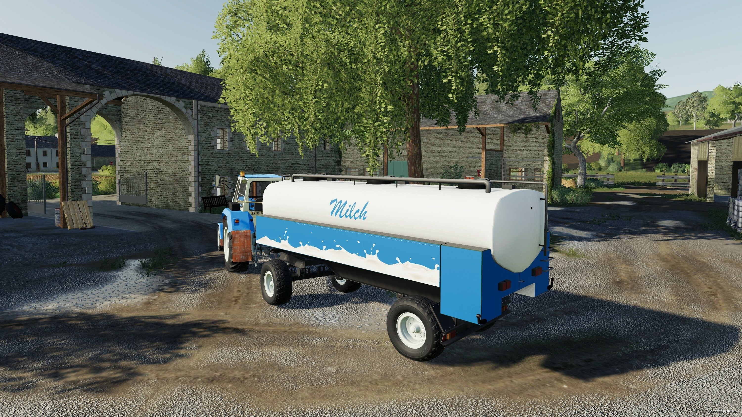 Milch abliefern