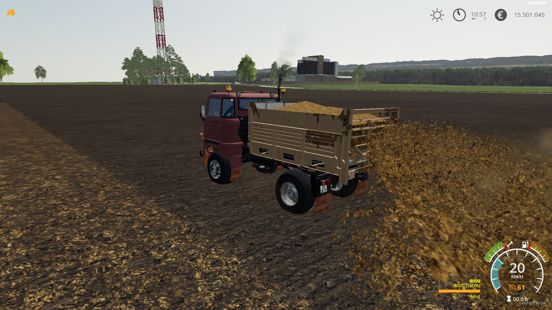 Dung streuen