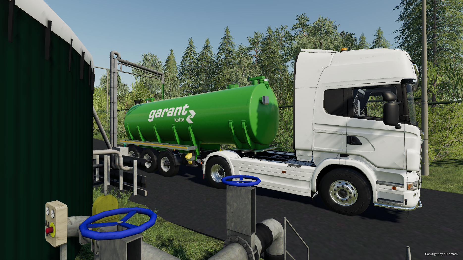 Neulich, auf der Biogasanlage