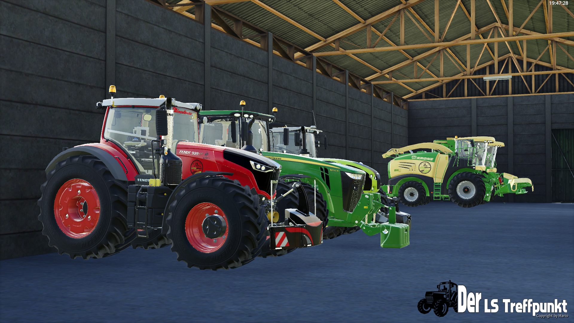 Traktorgarage