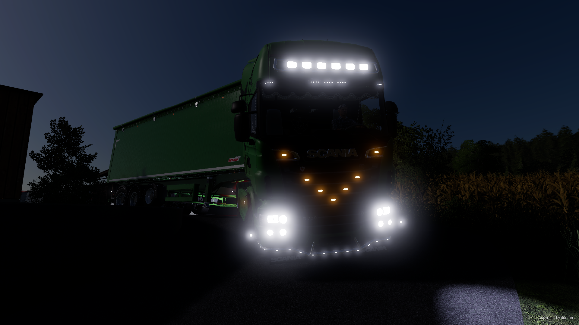 SCANIA Bei Nacht