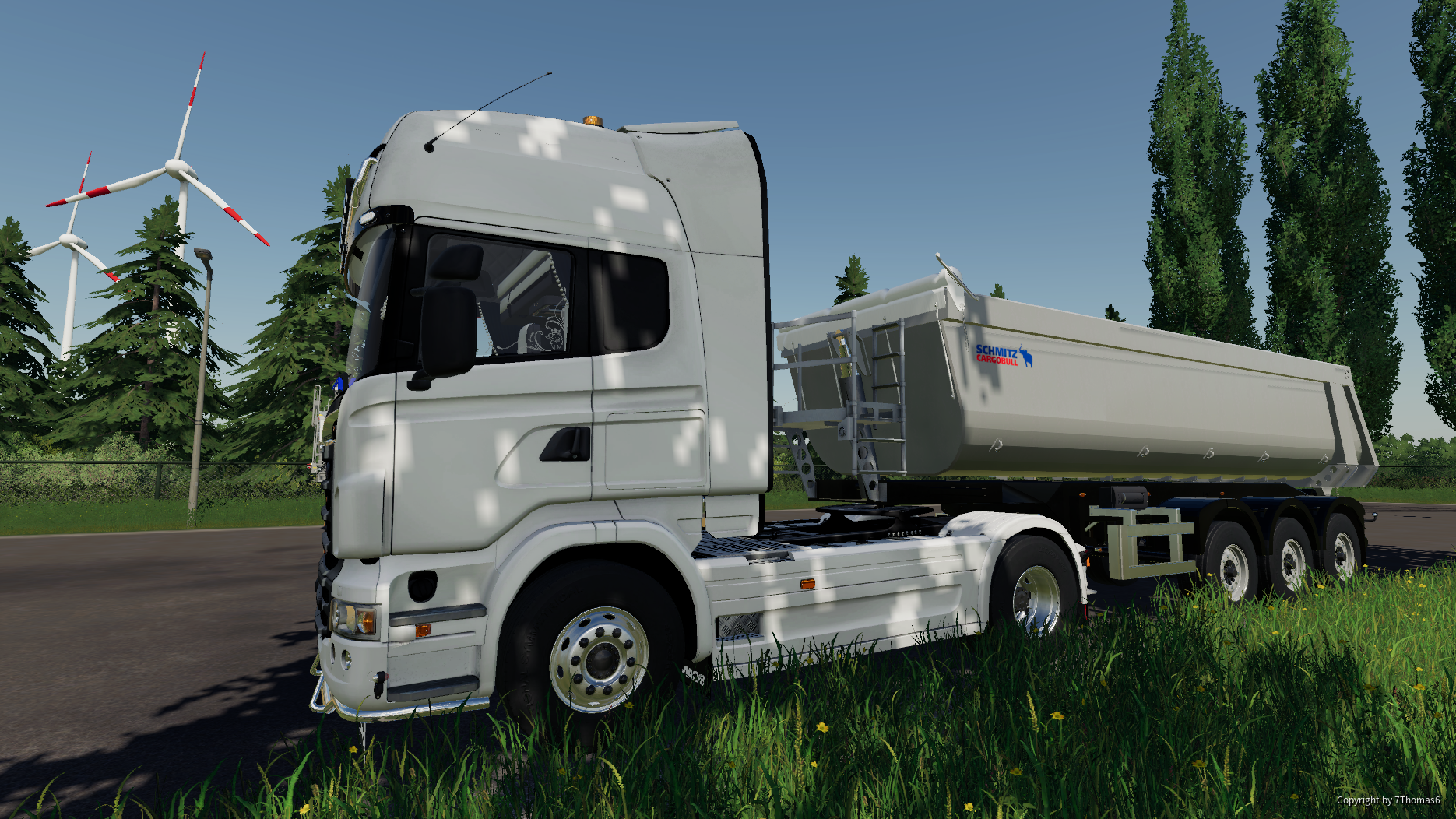 Heute mit dem Scania unterwegs
