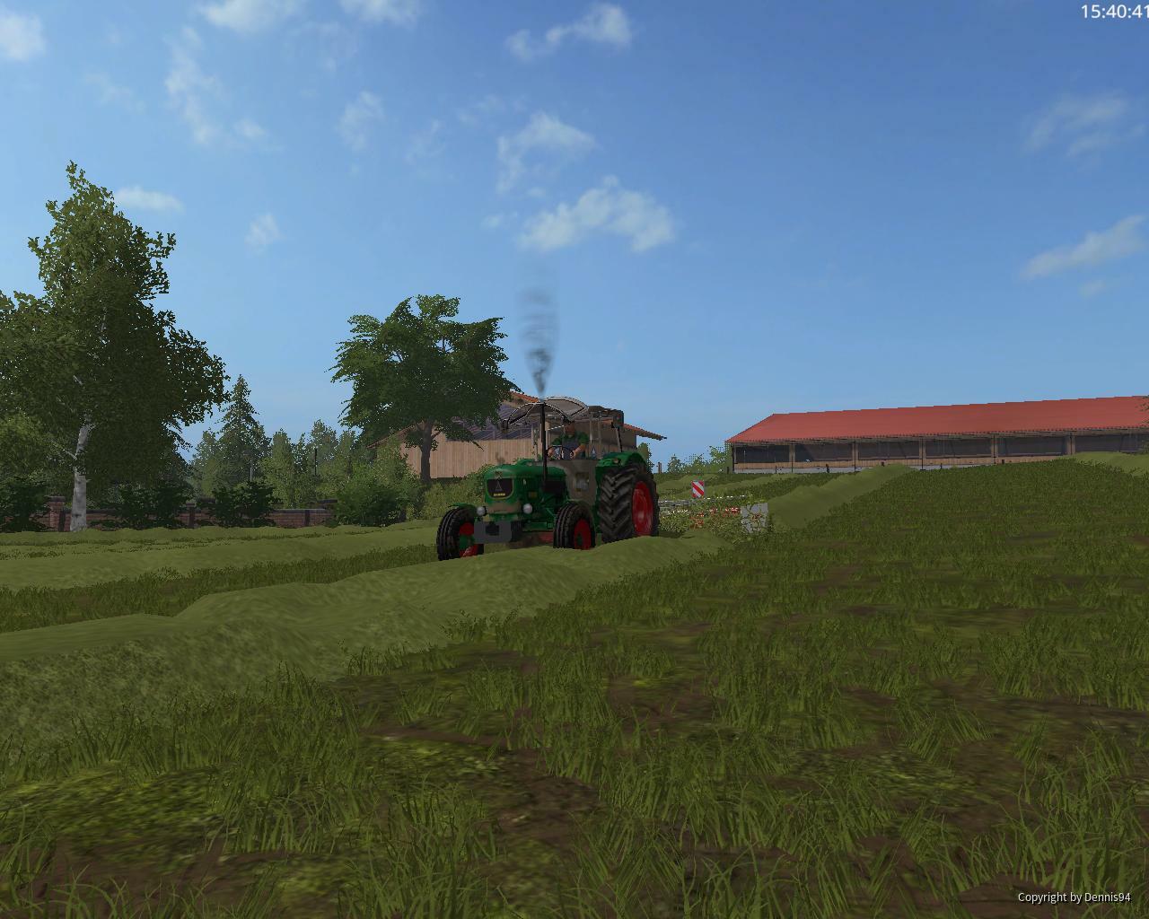 Schwaden mit Deutz D 6005