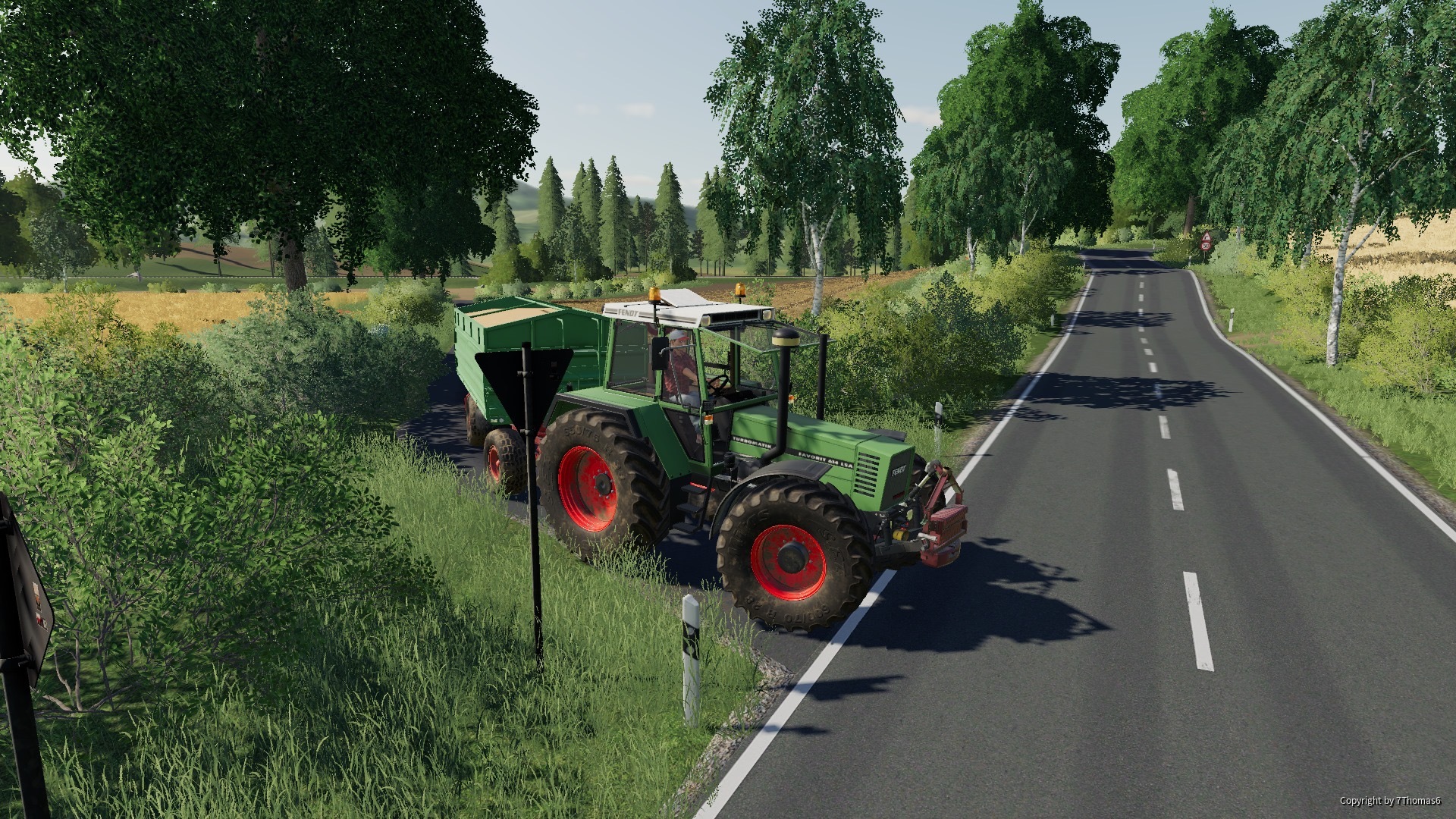 Mit dem Fendt Favorit 614 LSA in der Getreideernte ?