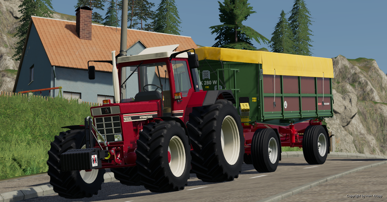 #IHC1055 mit Welger DK280W