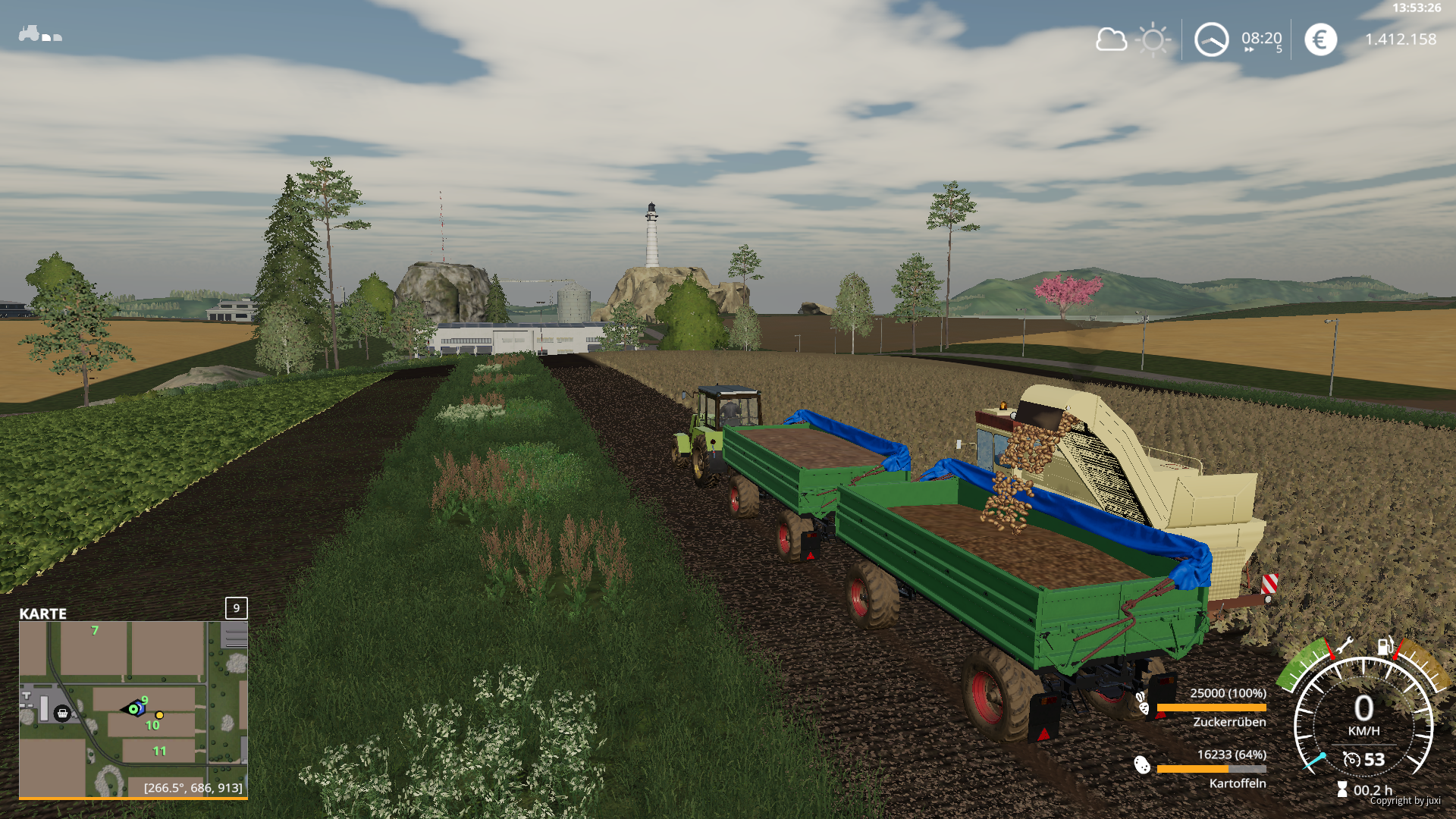Kartoffeln müssen im Keller