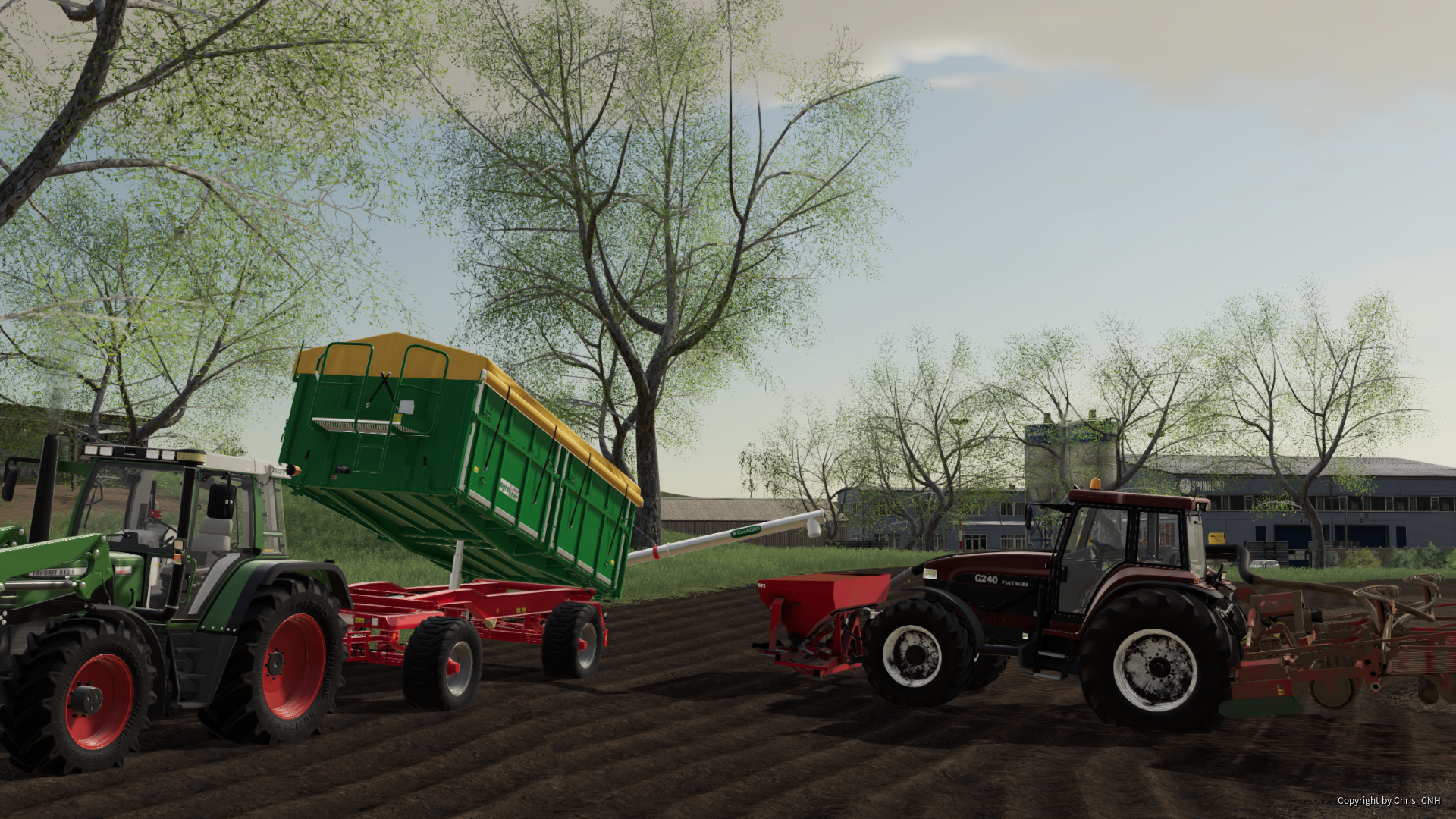 Aussaat mit dem G240, mit 900er Schlappen :D