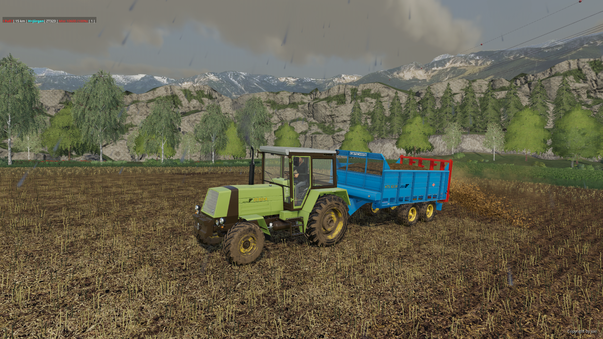 Landarbeit Mist