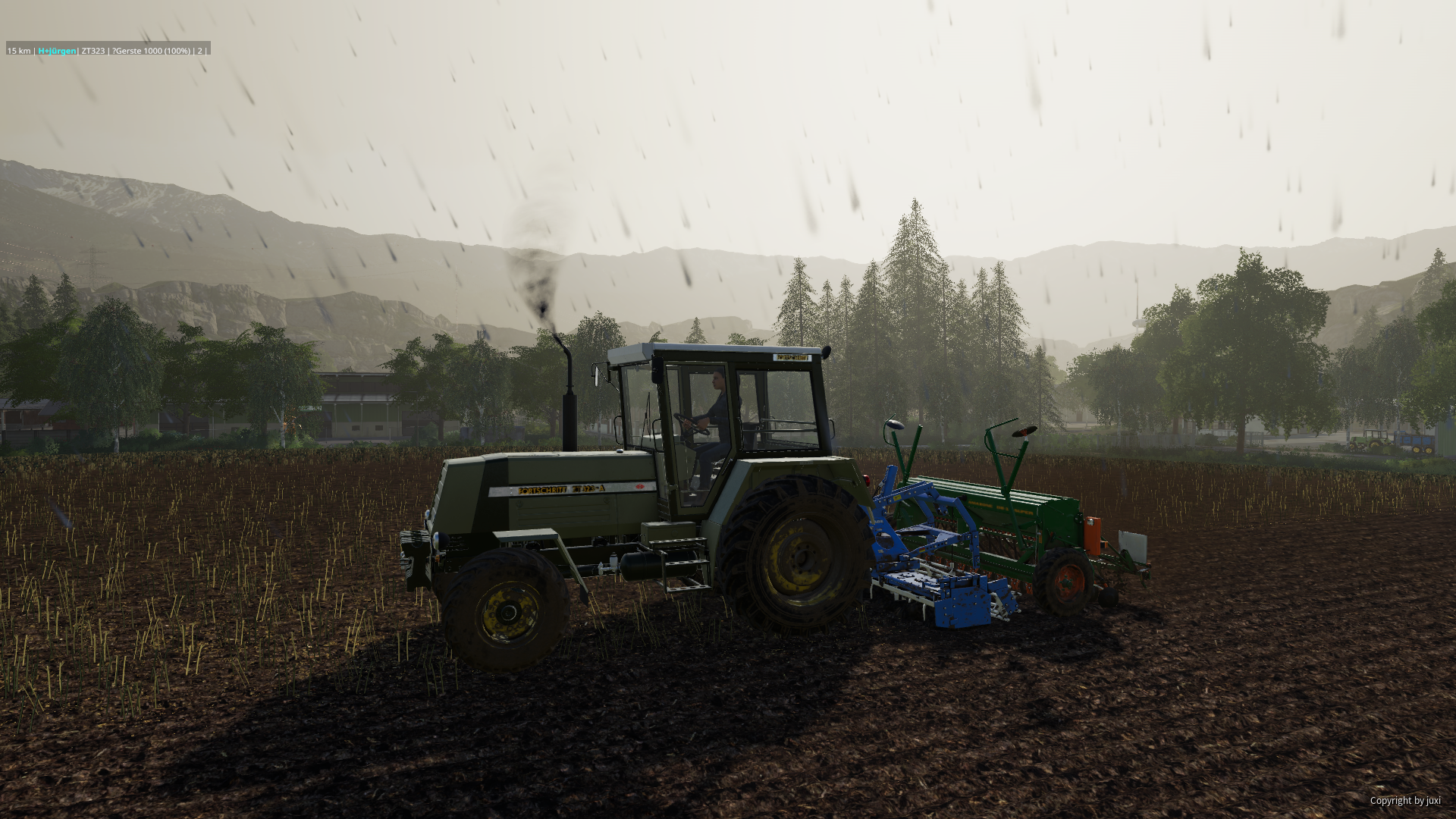 Landarbeit säen