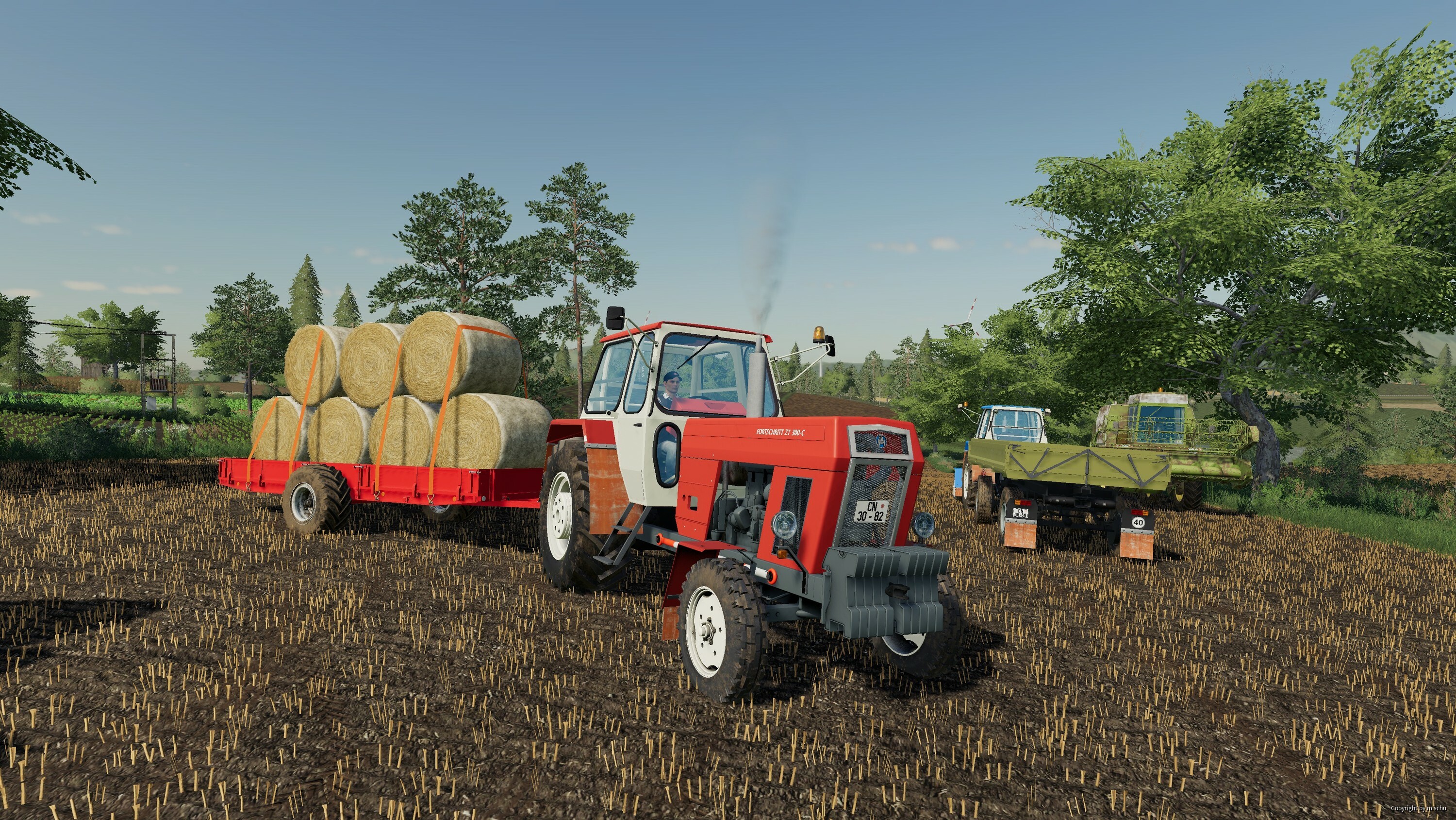 Bisschen Stroh fahren