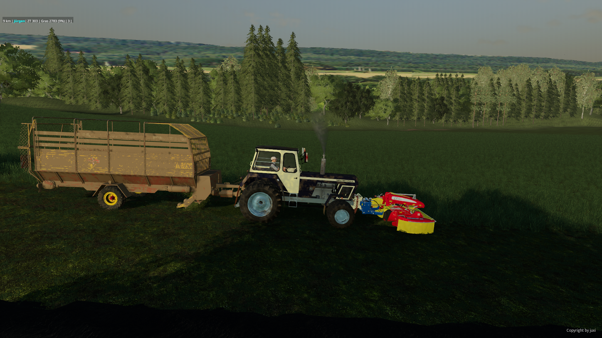 Gras mähen