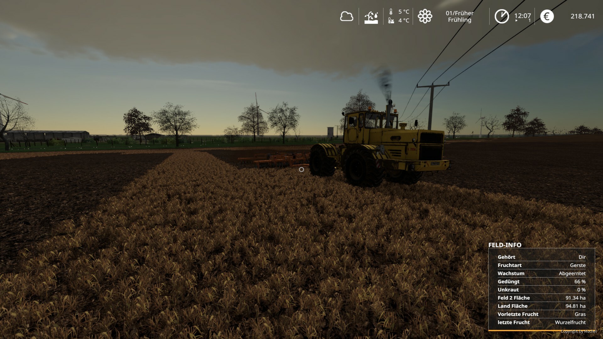 K 700 am ackern