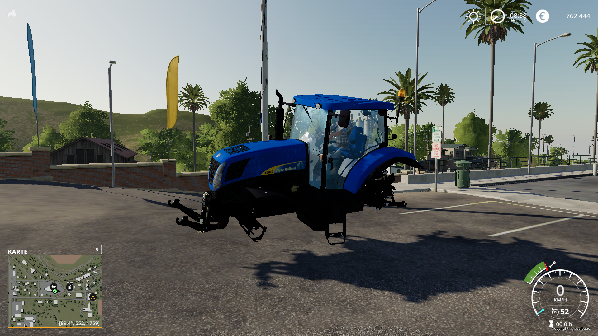 new holland  T7030 beim convertieren