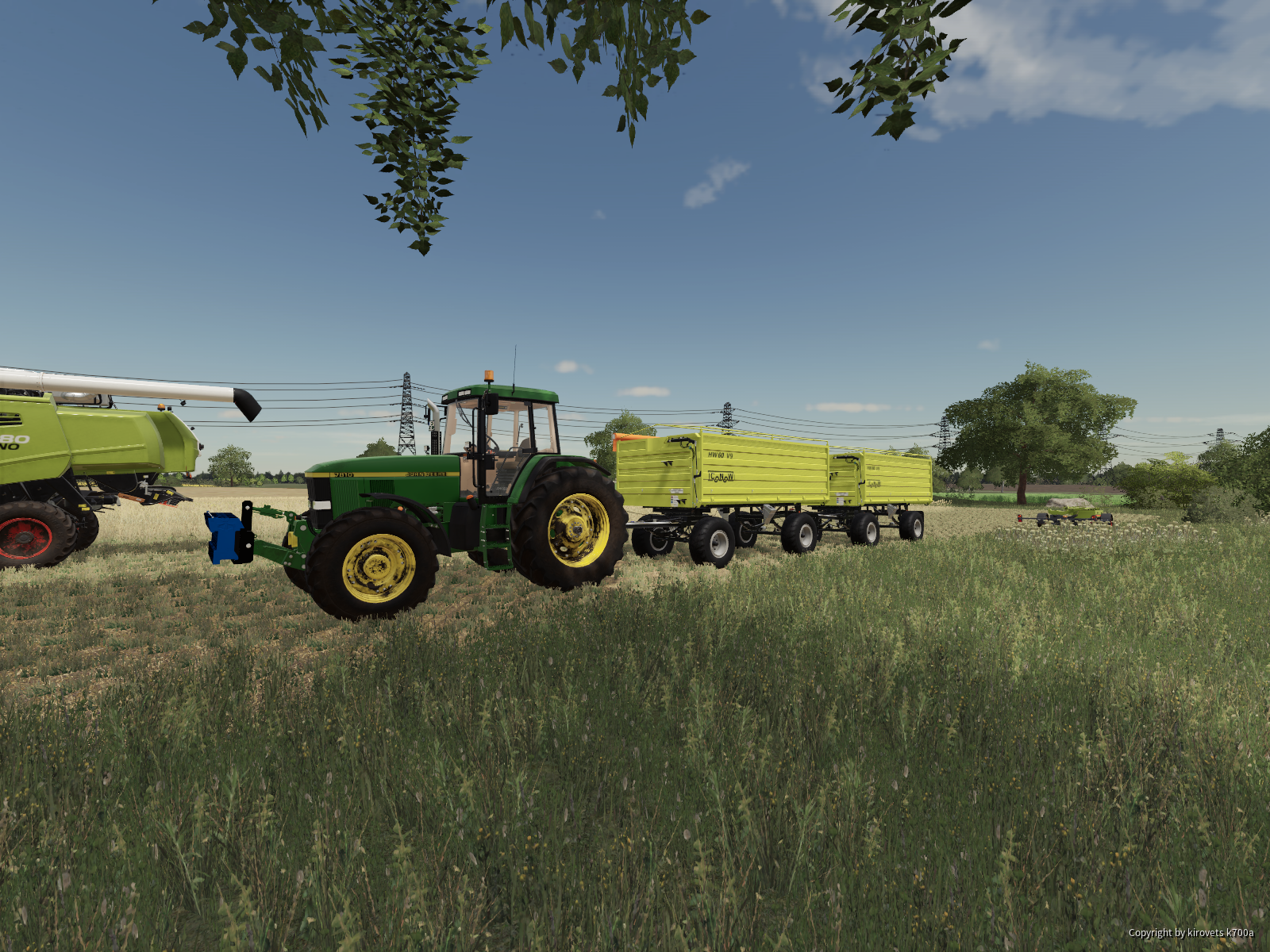 John Deere7810 mit Conow Hw60