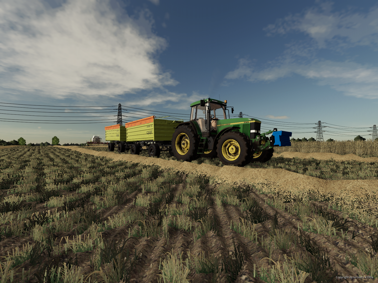 John Deere 7810 mit Conow HW60