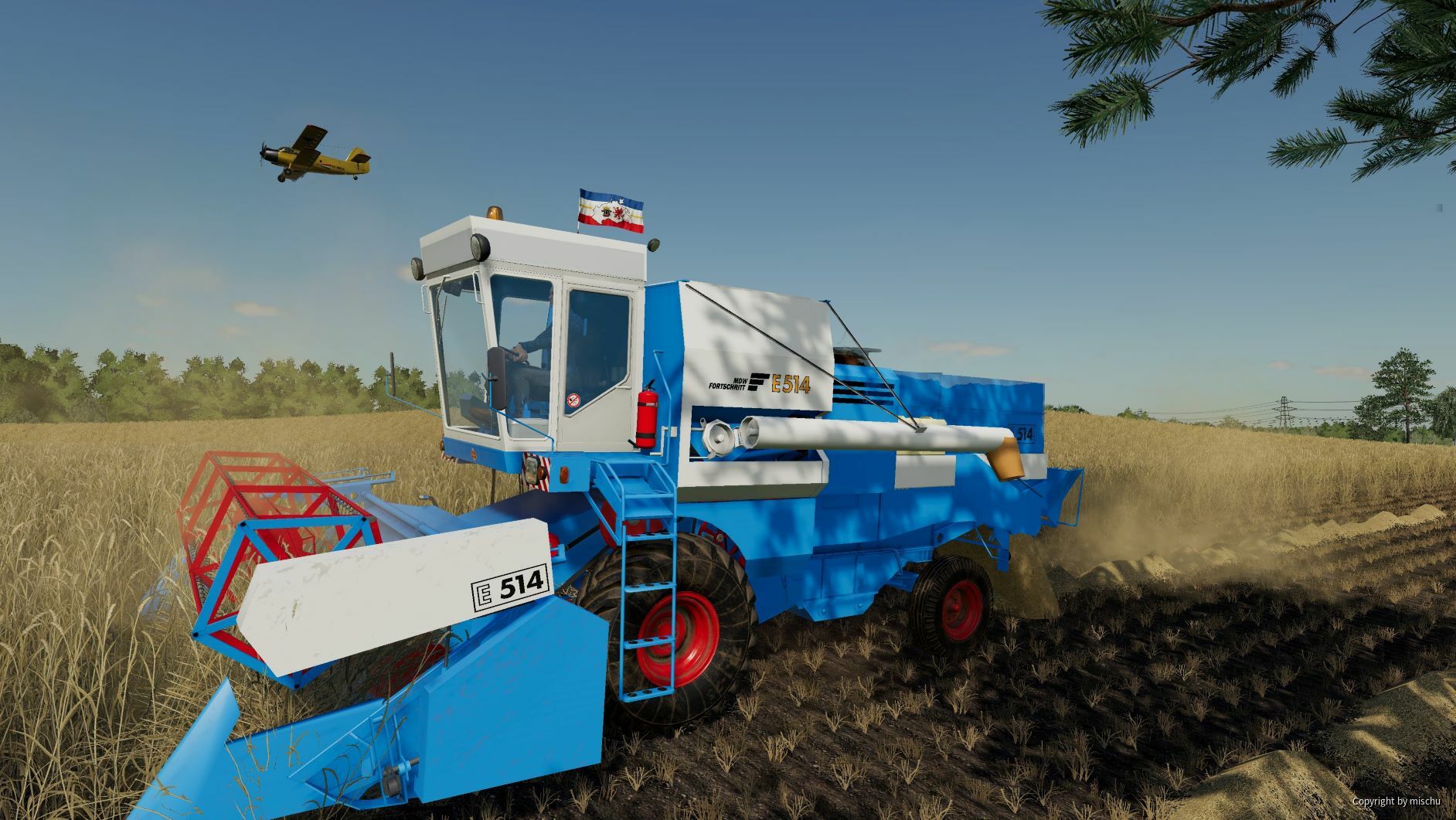 E514 blau