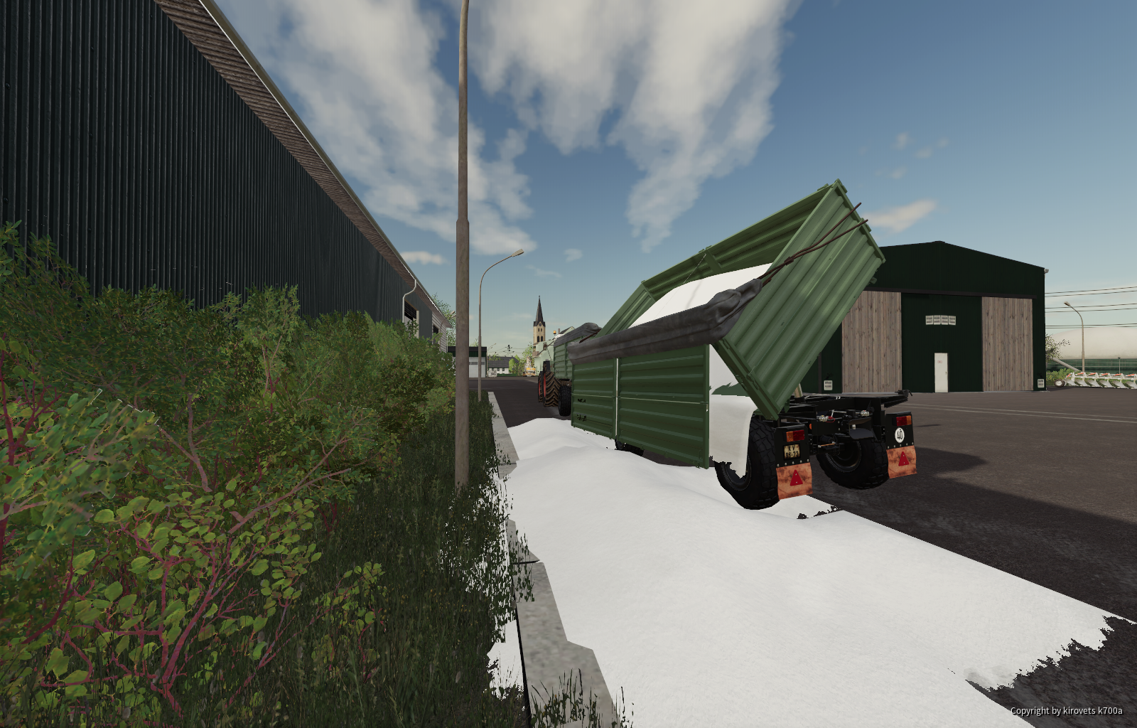 Kalk fahren mit dem Fendt 614 LSA und HW80 v4
