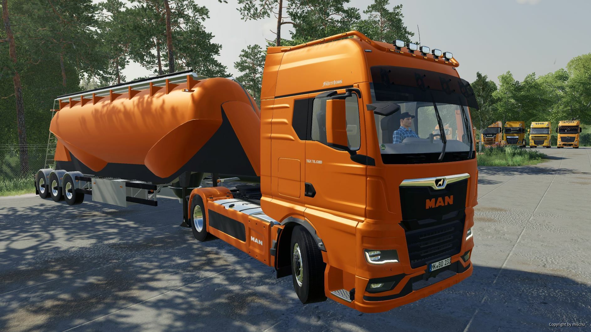 TGX mit Feldbinder