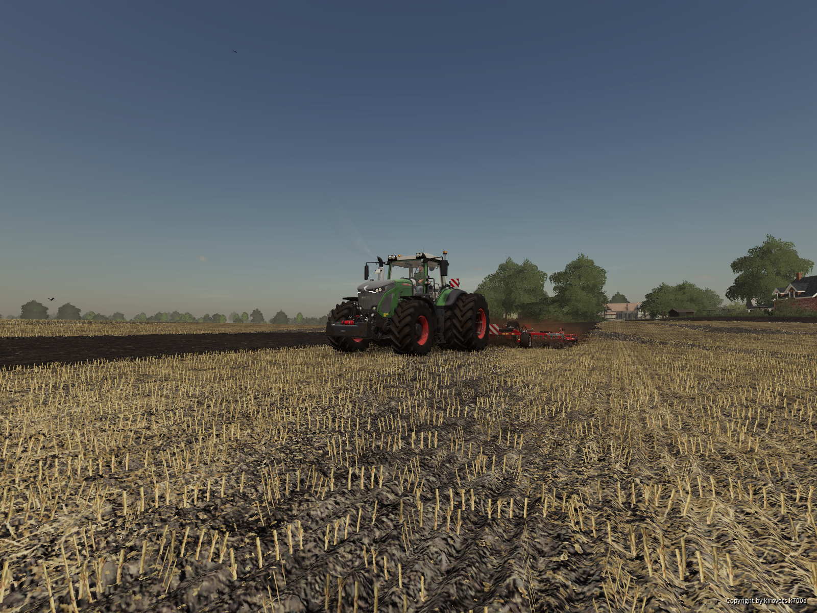 Fendt Vario 936 am Grubbern in Kandelin