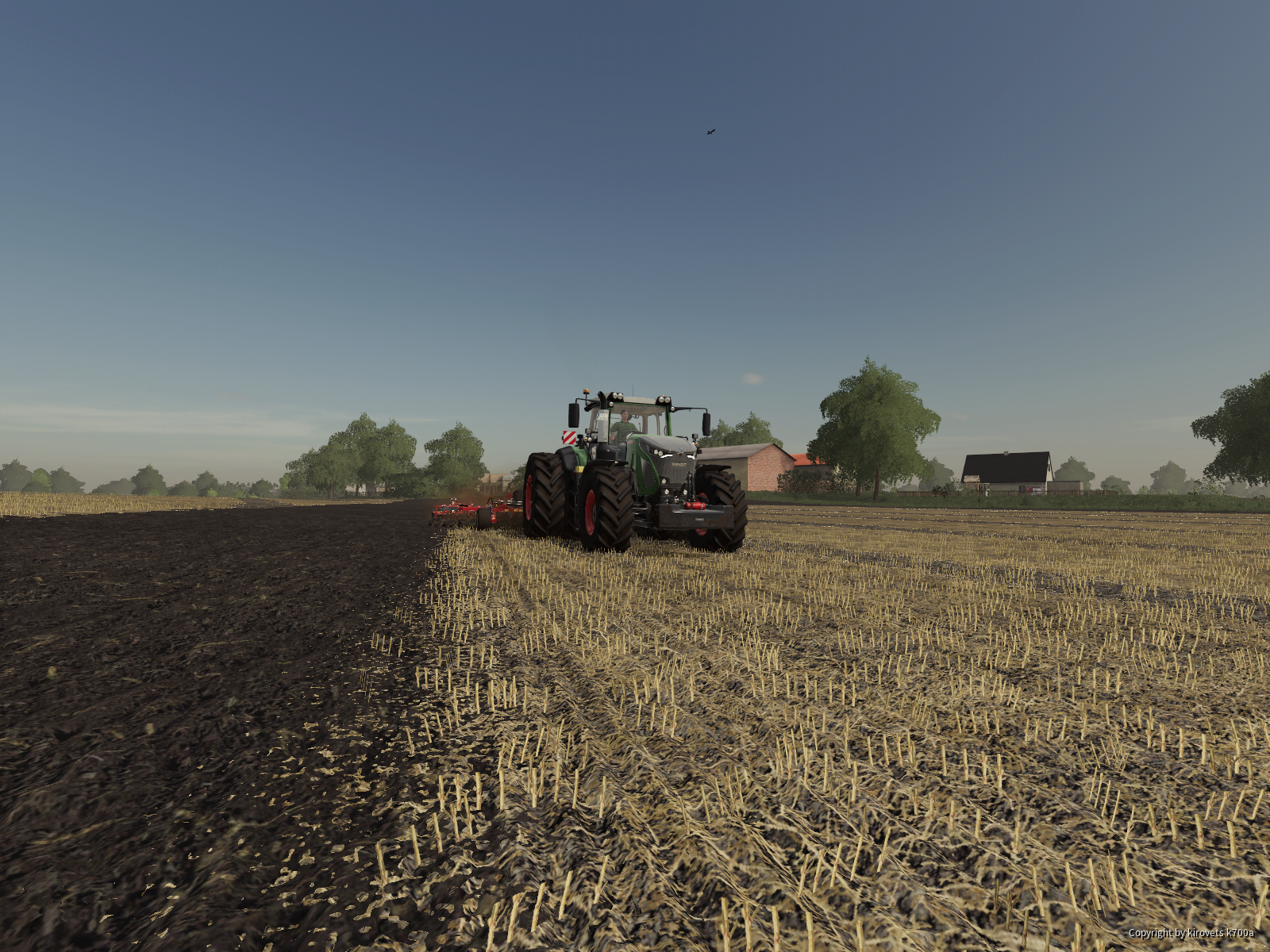 Fendt Vario 936 am Grubbern in Kandelin