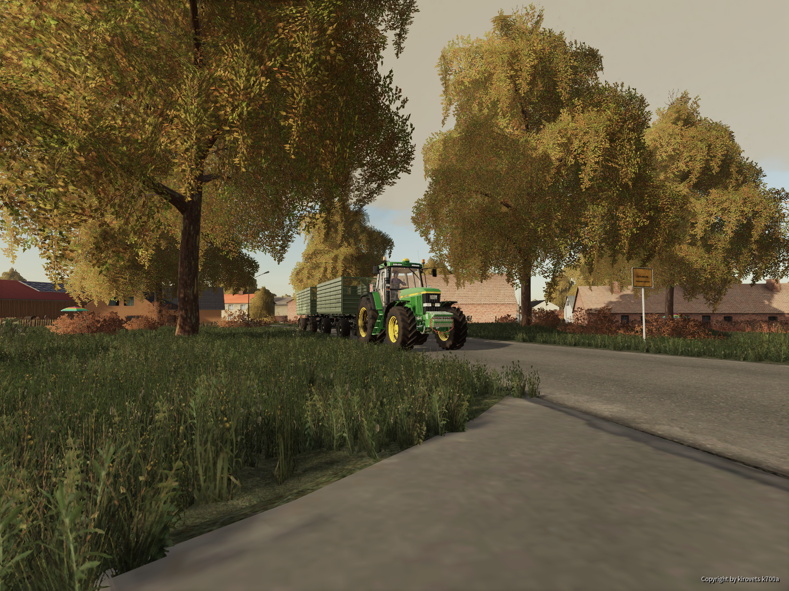 John Deere 7810 am Mais fahren