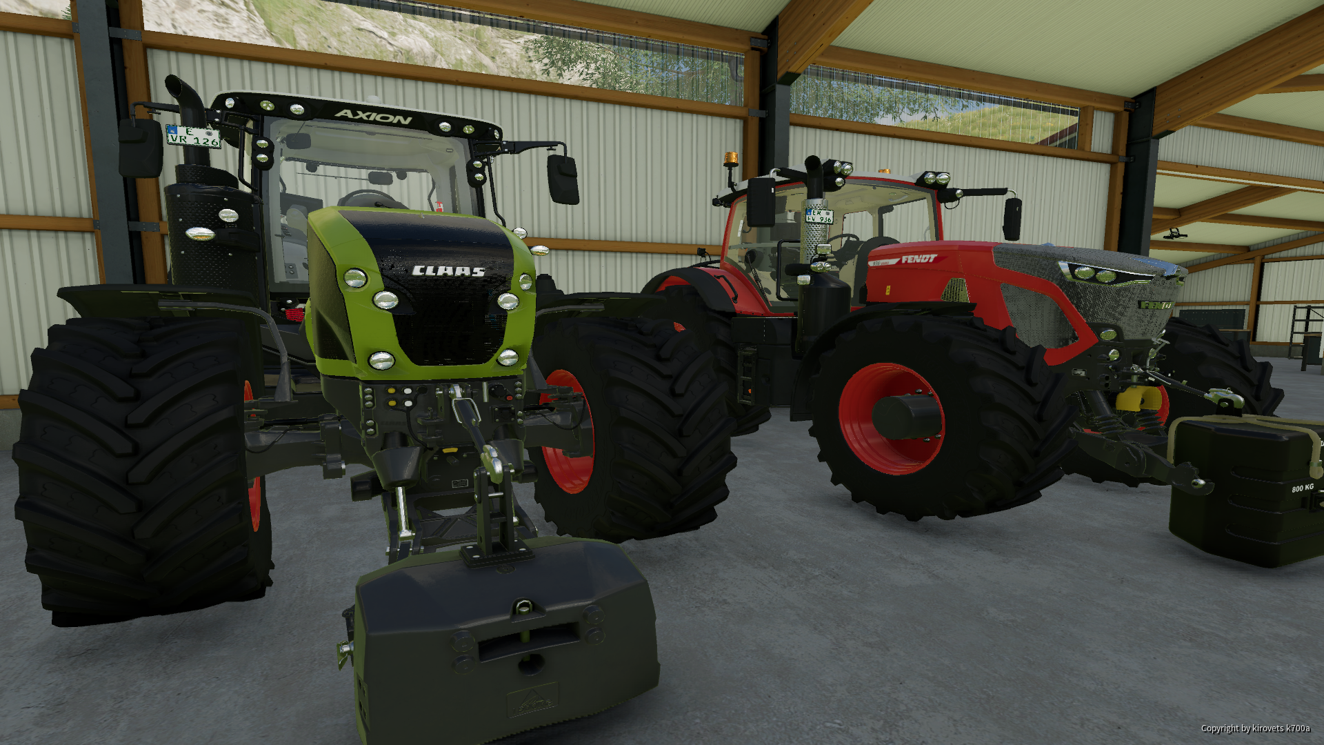 Claas Axion 940 und Fendt Vario 936