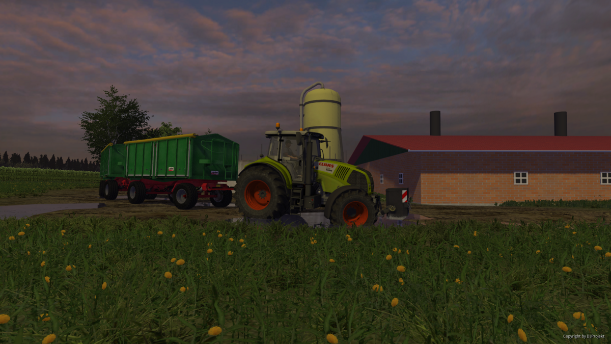 Claas Axion on Tour
