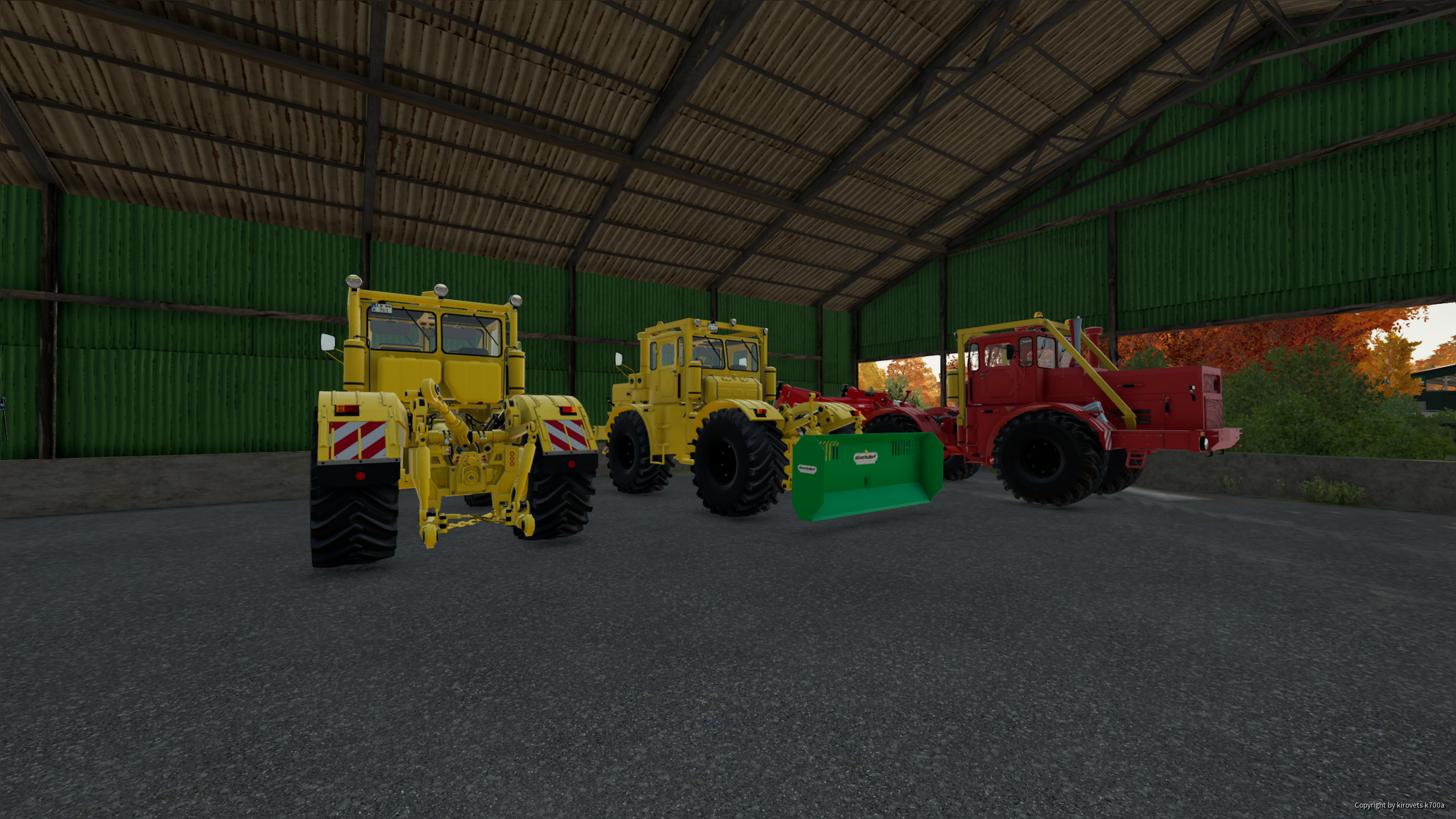 Kirovets 2x K700A und 1x K701