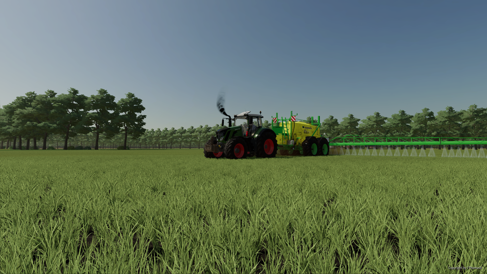 Feldarbeit mit dem Fendt 826 Vario S4