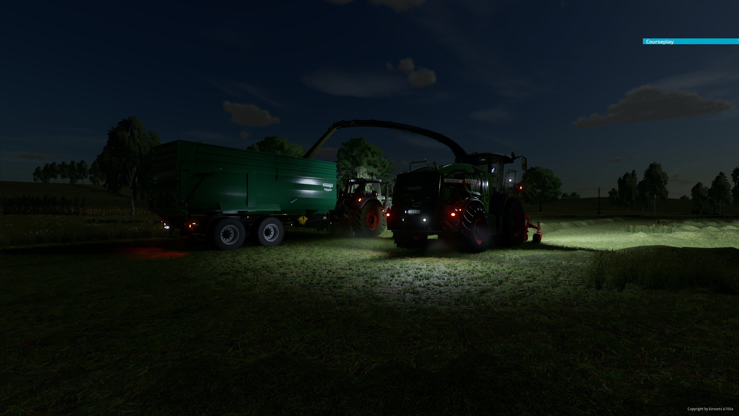 Gras häckseln im MV mit Fendt