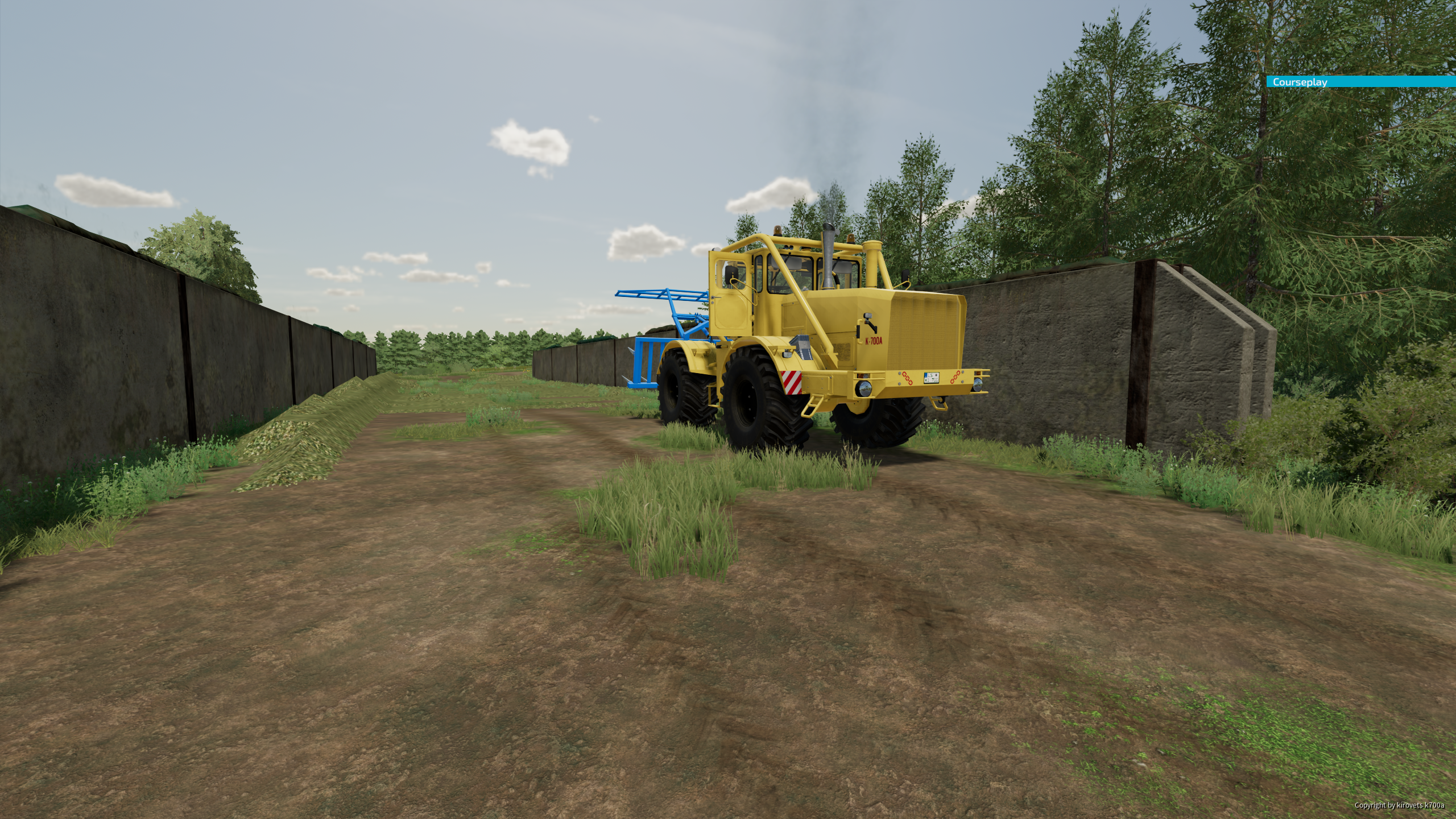 Kirovets bei der Arbeit