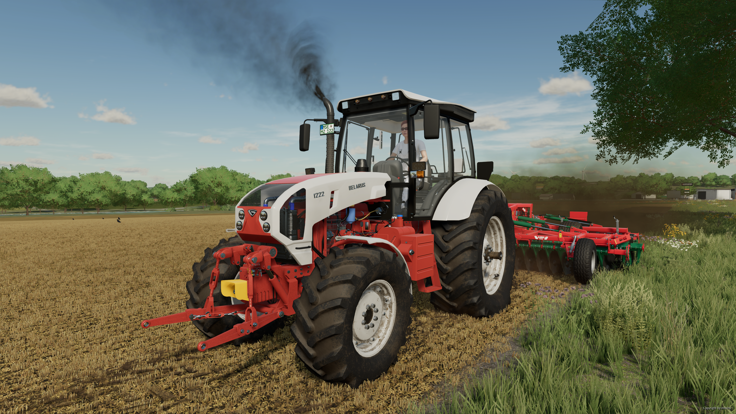 Grubbern mit dem MTZ 1222
