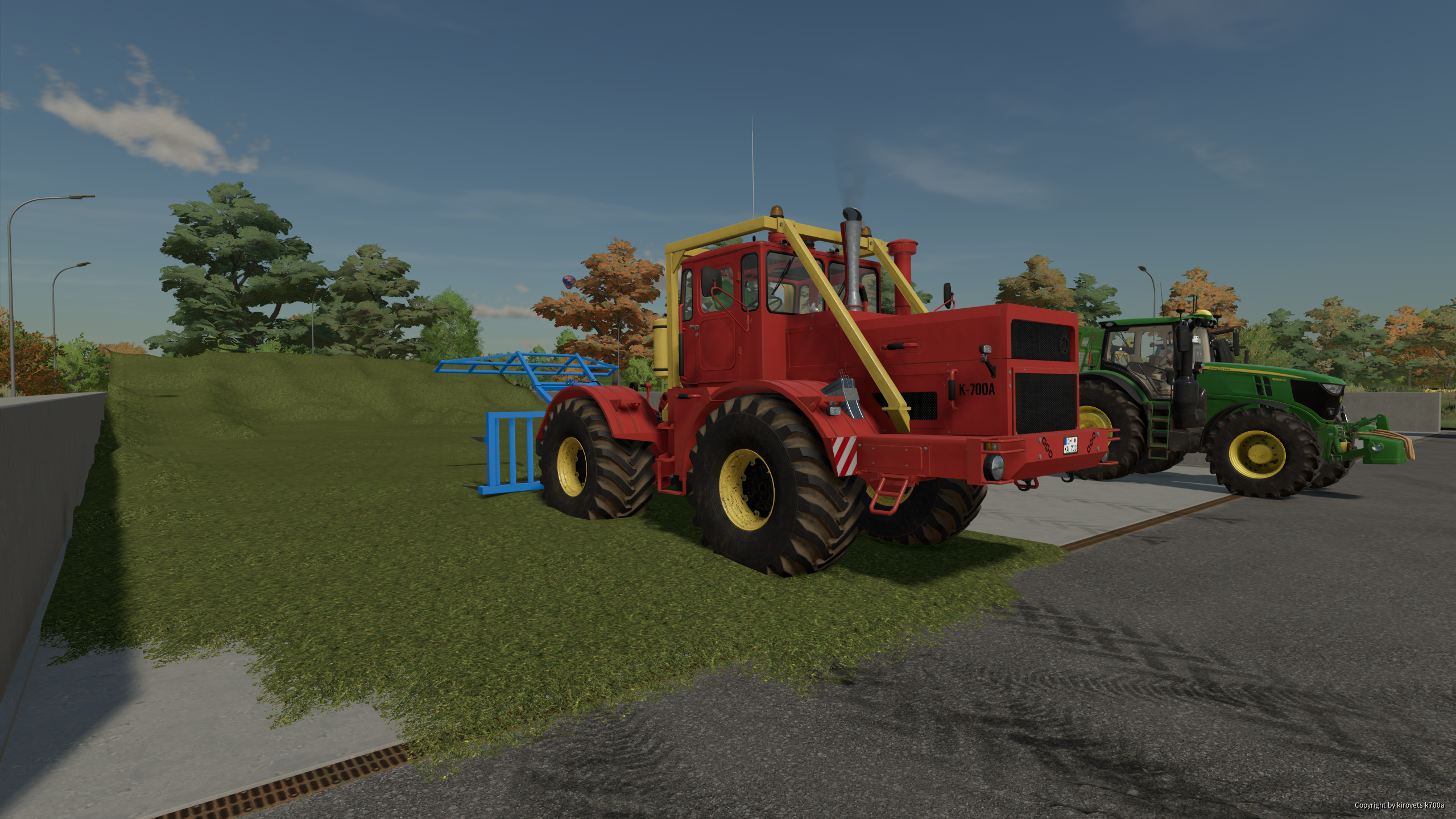 Kirovets bei der arbeit