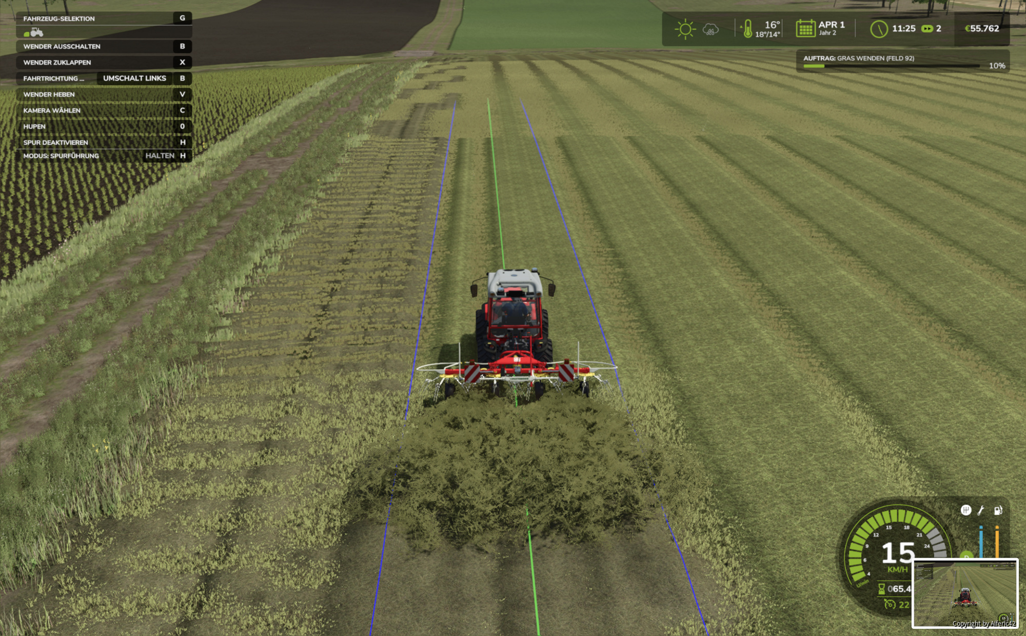 Gras Wenden