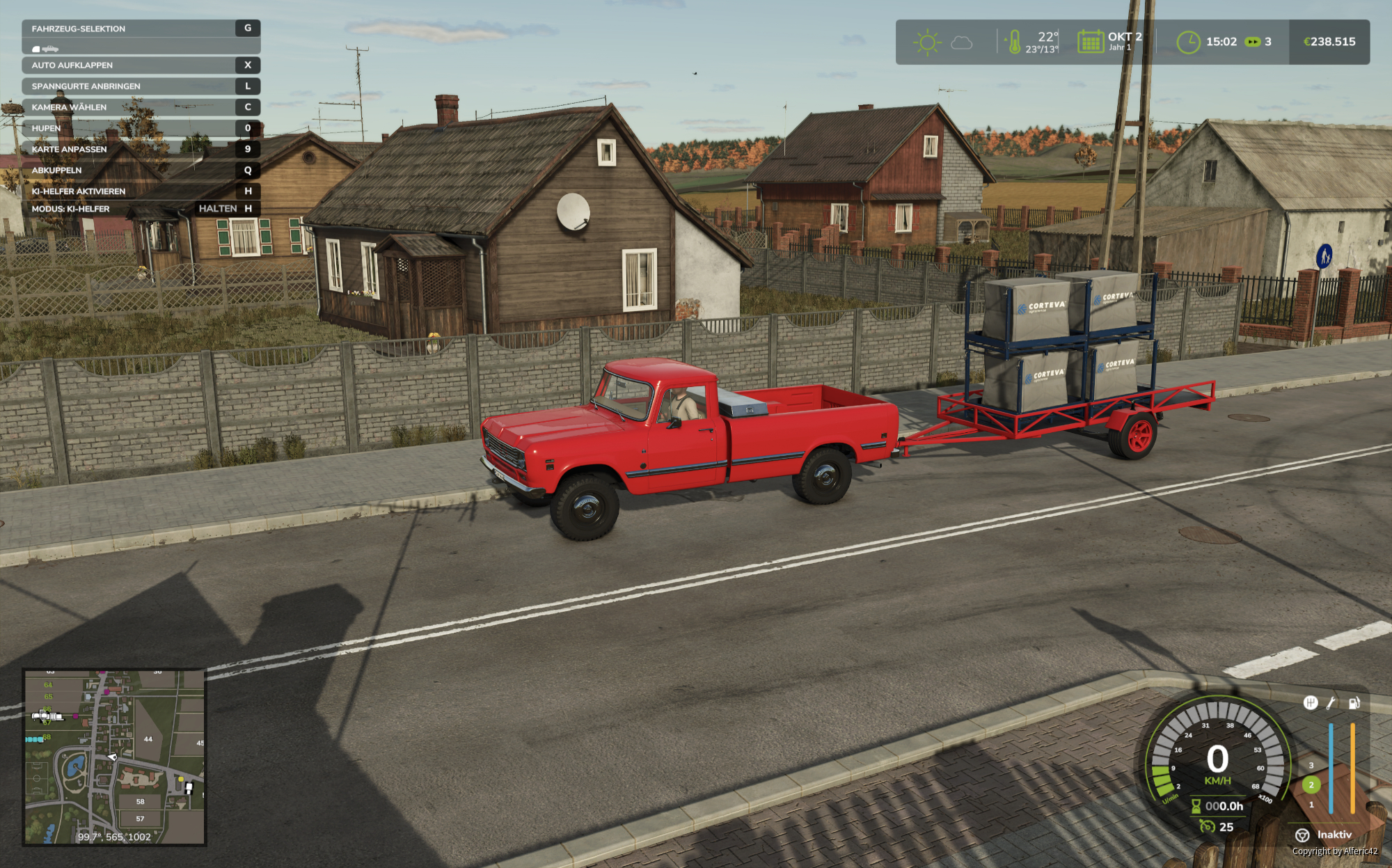 Düngertransport