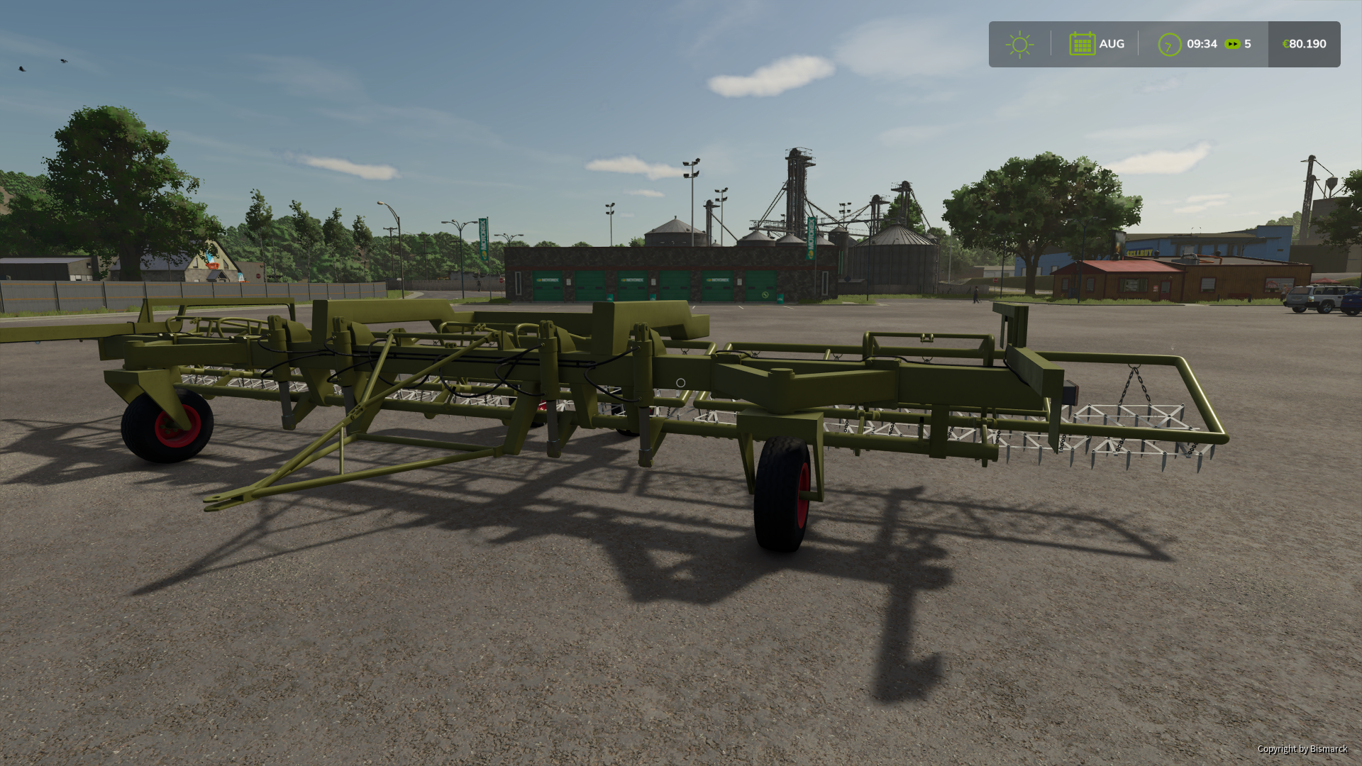 T890 pack mit egge und walze