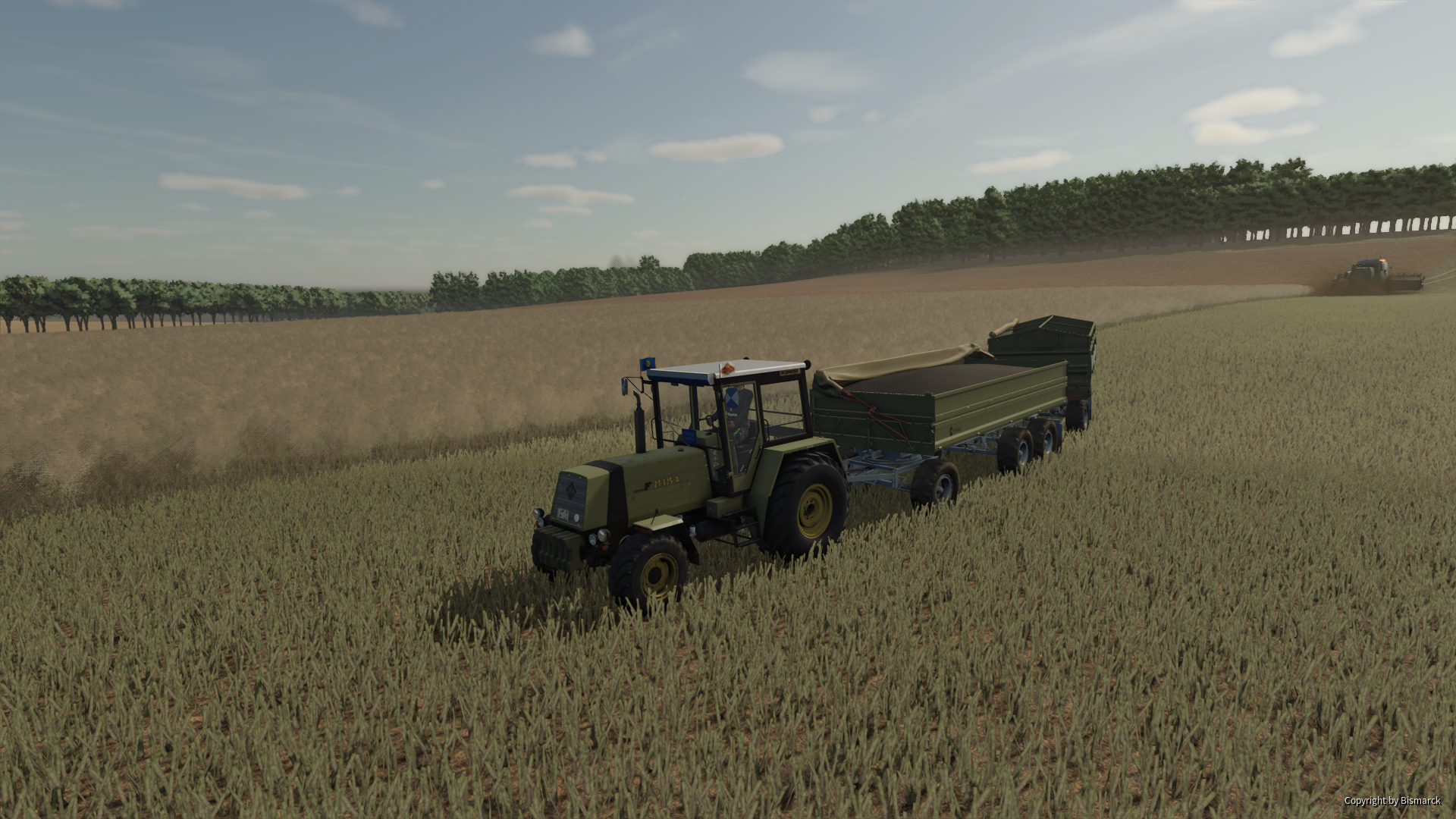 raps dreschen mit zt325 und e516 b