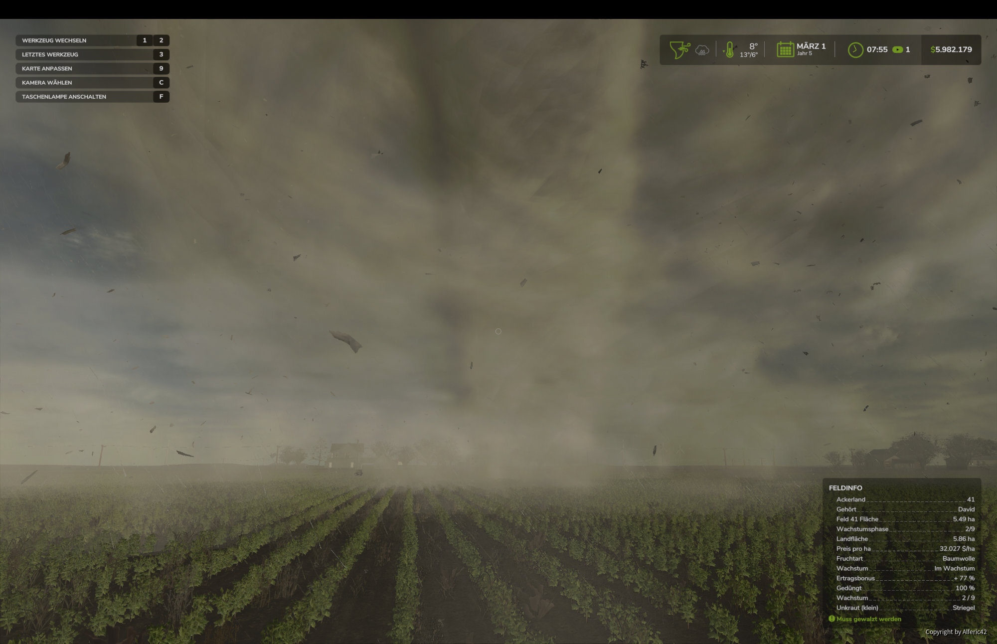 Ganz nah am Tornado