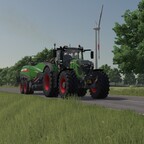 Fendt gespann im Ballenfieber
