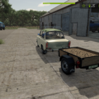 Ein paar Kartoffeln für die Ferkel holen , mit Trabant und HP500 😀