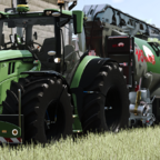 Die ersten Gärreste aufs Feld bringen